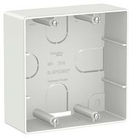 Коробка для силовых розеток Systeme Electric Blanca белая картинка 